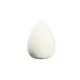 Teardrop-shaped cosmetic sponge  #308-W White