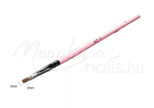 Flat gel brush  Z020-2 Baby pink