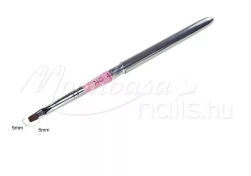 Metal gel brush, flat  Z008-4 Pink