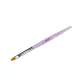 Flat gel brush  Z004-8 Light purple