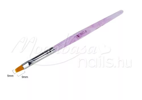 Flat gel brush  Z004-8 Light purple