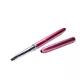 Angled gel brush  Z007-2 Pink with rhinestones