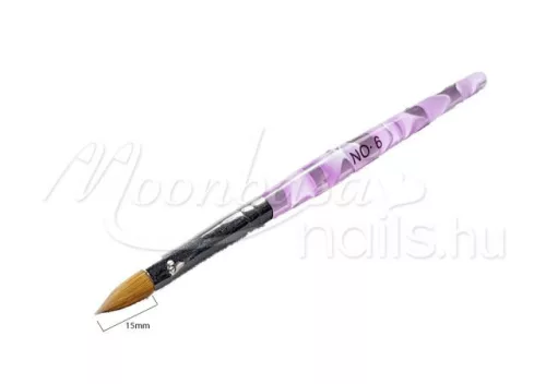 Porcelain pointed brush NO.6  P002-6 Purple
