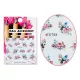 3D acrylic effect sticker  E706 Paradise birds