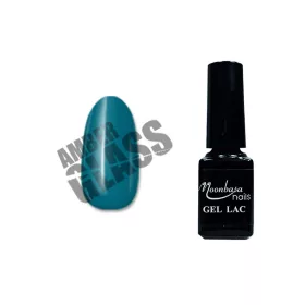 Amber glass gel polish 5ml #468 Dark aquamarine