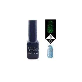Phosphorescent gel polish 5ml #633 Glittery blue