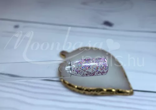 Phosphorescent gel polish 5ml #635 Glittery purple