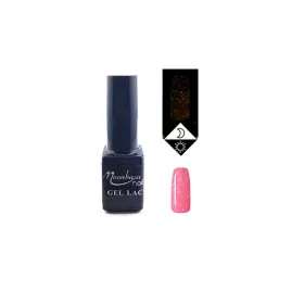 Phosphorescent gel polish 5ml #636 Glittery pink