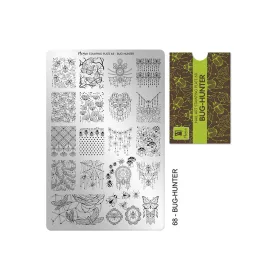Stamping plate - Moyra  #68 Bug-hunter
