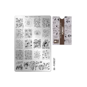 Stamping plate - Moyra  #69 Forest