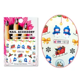 Acrylic effect sticker  BN-1012 Christmas market