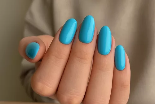 Phosphorescent gel polish 5ml #644 Light turquoise blue