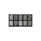 Nail stamp plate 6x12cm BCN-021 