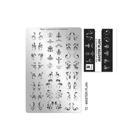 Stamping plate - Moyra  #72 Master plan