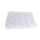 Plastic square jar 12x3 ml/tray #004 Transparent