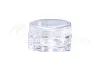 Plastic square jar 12x3 ml/tray #004 Transparent