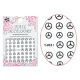 3D acrylic effect sticker  YJ031-B Black Mercedes logo
