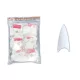 Artificial nails Nail tip pack 500 pcs #002-W Stiletto - white