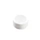 Plastic nail art storage jar with transparent lid 3 ml #027 White