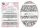 3D Acrylic Effect Sticker  HBJY016-S Silver Lace