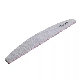 Curved file 150/150 #1051 Grey with pink centre