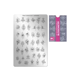 Stamping plate - Moyra  #077 Blossometry