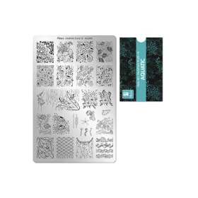 Stamping plate - Moyra  #078 Aquatic