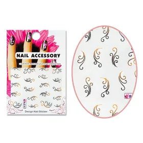 Acrylic effect sticker  BLE-187 Colourful vines