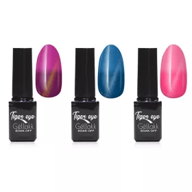 Unicorn Tiger Eye Thermo Gel Polish Set   