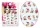 Acrylic effect sticker  BLE-1718 Colourful flowers