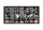 Nail stamping plate 6x12cm BC11 