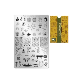 Stamping plate - Moyra  #83 Fall in love
