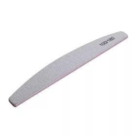 Curved file 100/180 #1051 Grey with pink centre