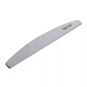 Curved file 180/180 #1051 Grey with pink centre