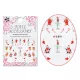 3D Acrylic Effect Sticker  E891 Funny Christmas