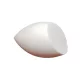 Drop-shaped cosmetic sponge  #311-W White
