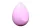 Drop-shaped cosmetic sponge  #313-PL Purple
