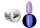 Fusion Acrylgel Luminous jar 30g #028 Purple