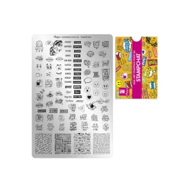 Stamping plate - Moyra  #86 Stampchat