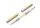 Double-ended gel brush  Z025-2 Gold