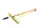 Eyelash brush #071-G Gold