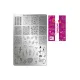 Stamping plate - Moyra  #088 Lovelove