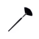 Fan makeup brush  #072 Silver