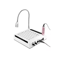 Artificial nail dust collector hand rest