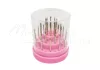 Carbide head storage Display box 48 pcs #015-R Pink
