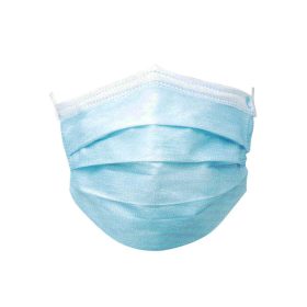 Disposable face mask, 3 layers, 50 pieces/pack   Blue