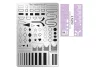 Stamping plate - Moyra  #89 Cuts 2