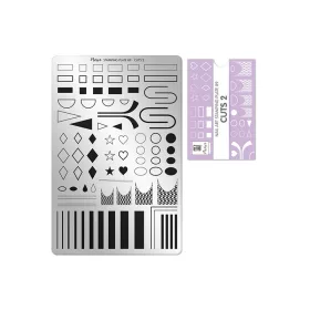 Stamping plate - Moyra  #89 Cuts 2