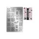 Stamping plate - Moyra  #90 Dragon Fruits