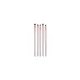 Makeup brush set, 5 pcs #68 Gold